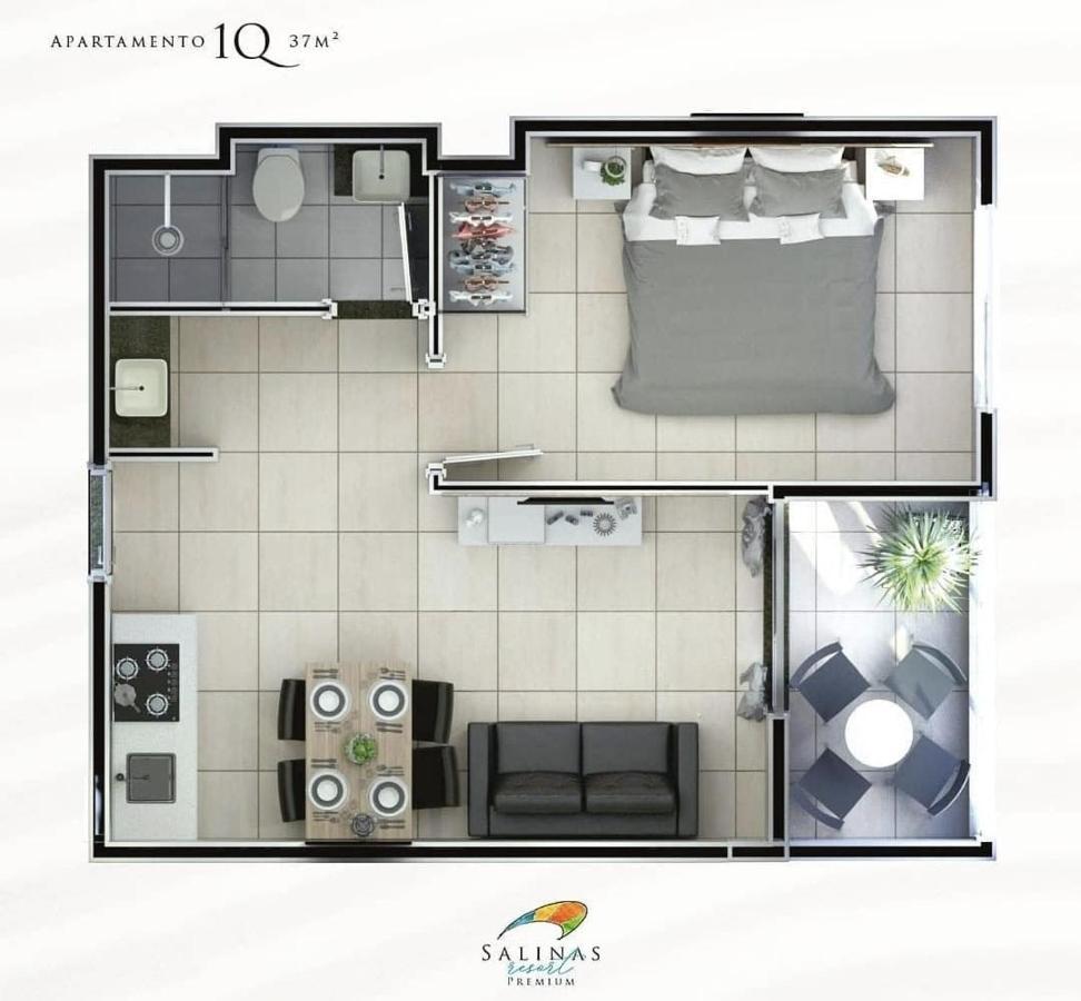 Salinópolis Salinas Premium Resort - Quarto Linda Vista מראה חיצוני תמונה
